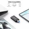 USB-A / USB-C combo Multi-Card Reader/Writer Manhattan, 5 Gb/s (USB 3.2 Gen1 aka USB 3.0), męski do gniazd microSD i SD/MMC, format Mini, SuperSpeed USB, Windows lub Mac, czarny/przezroczysty, trzyletnia gwarancja