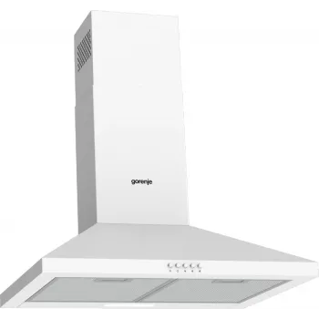 Gorenje KH60A F2LB WH WHC629E4W RL_G400, 450 m³/h, Wyciąg/Recyrkulacja, C, A, B, 65 dB