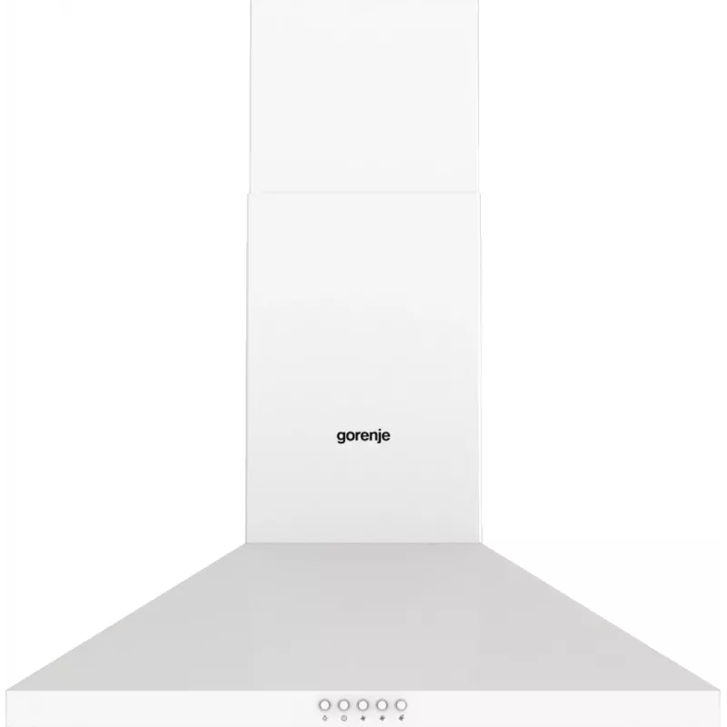 Gorenje KH60A F2LB WH WHC629E4W RL_G400, 450 m³/h, Wyciąg/Recyrkulacja, C, A, B, 65 dB
