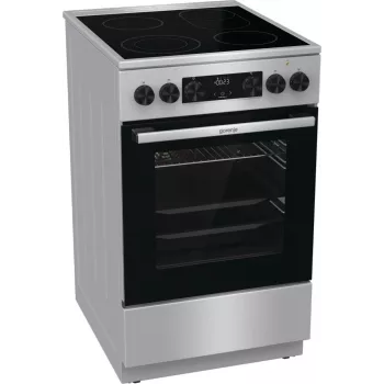 Kuchenka Gorenje GECS5C70XA wolnostojąca elektryczna płyta ceramiczna stal nierdzewna