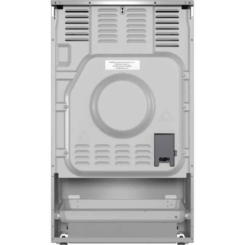 Kuchenka Gorenje GECS5C70XA wolnostojąca elektryczna płyta ceramiczna stal nierdzewna