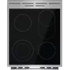 Kuchenka Gorenje GECS5C70XA wolnostojąca elektryczna płyta ceramiczna stal nierdzewna