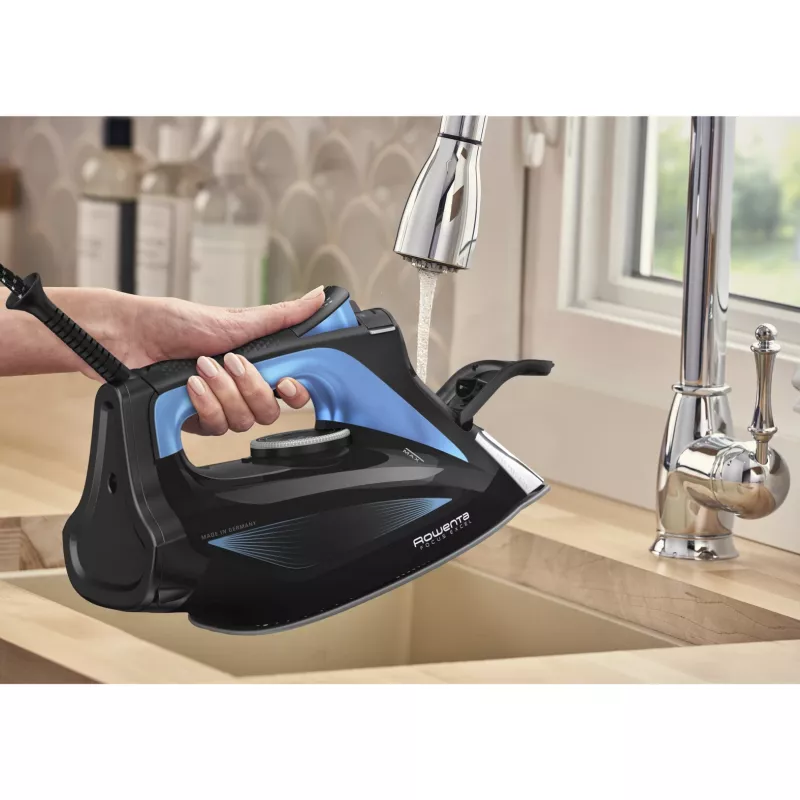 Rowenta DW5310 Żelazko parowe Microsteam 400 HD Laser podeszwa 2700 W Czarny, Niebieski