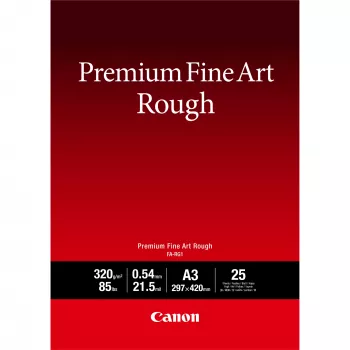 Canon FA-RG1 Premium Fine Art Rough Paper, A3, 25 arkuszy, 320 g/m², A3, 25 arkuszy, 540 µm
