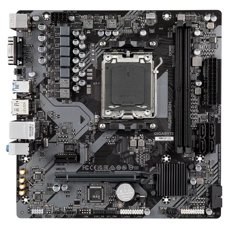 Płyta główna GIGABYTE A620M S2H, A620, AM5, Micro ATX