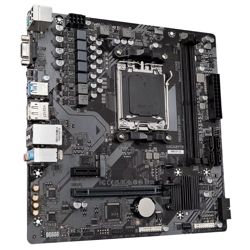 Płyta główna GIGABYTE A620M S2H, A620, AM5, Micro ATX