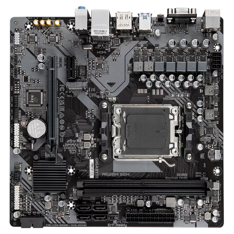 Płyta główna GIGABYTE A620M S2H, A620, AM5, Micro ATX