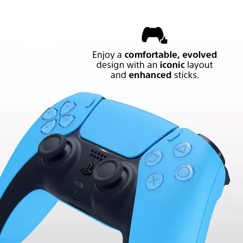 Gamepad Sony DualSense v3 niebieski — Bluetooth/USB, USB-C, wbudowana bateria, kompatybilny z PlayStation 5