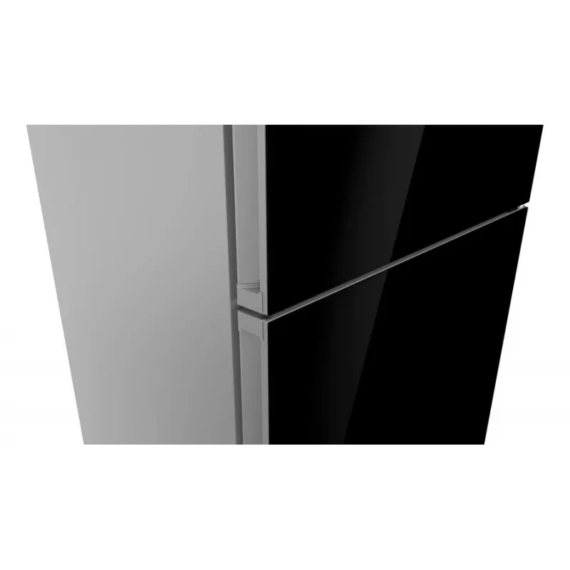 Lodówko-zamrażarka Bosch Serie 6 KGN49LBCF wolnostojąca 440 L Czarna
