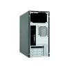 Obudowa PC CHIEFTEC ATX Mini-Tower Alu Brossé SECC Czarna — Micro ATX, 2×3,5 cala wnęki, 2×5,25 cala wnęki, USB2.0+2×USB3.2 Gen1