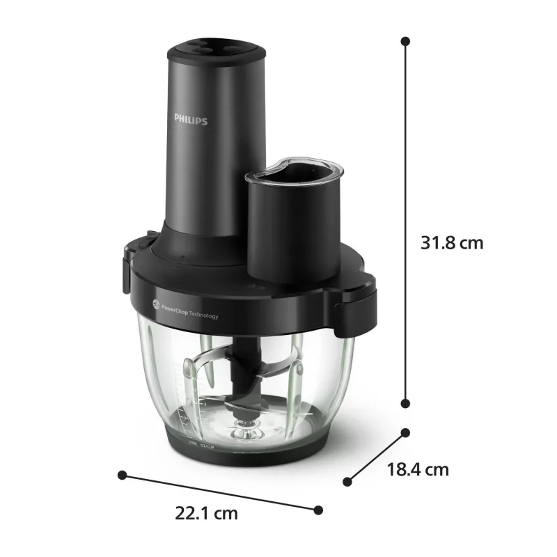 Philips 5000 series HR1507/00 siekacz elektryczny 2 L 650 W Czarny