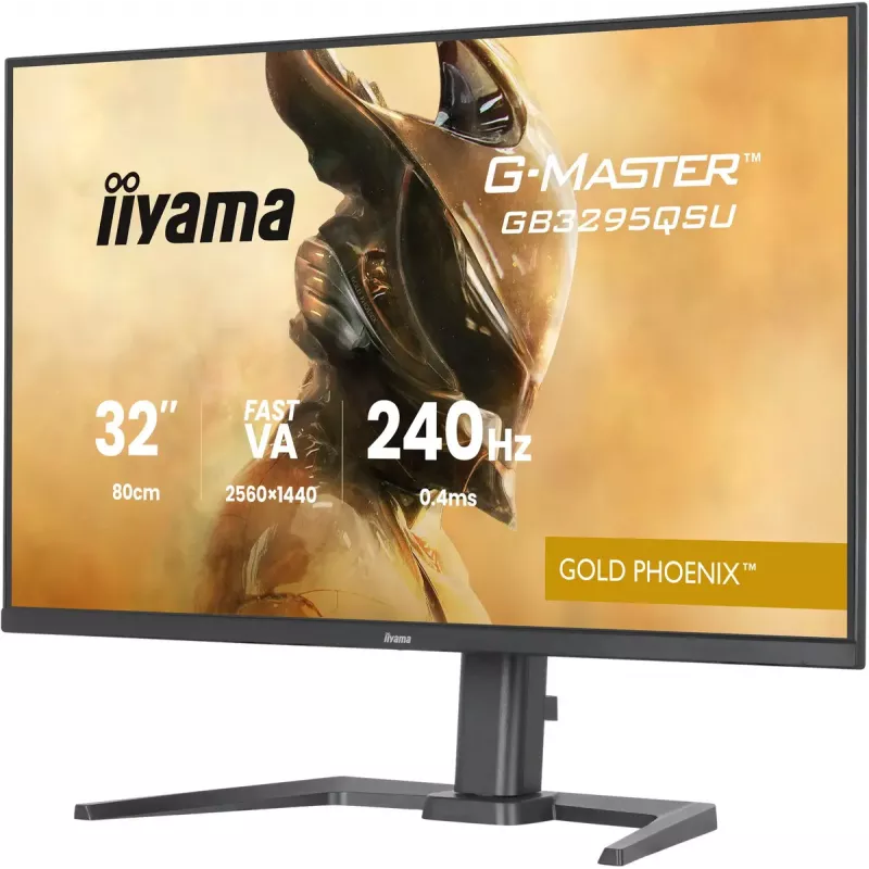 Monitor komputerowy IIYAMA G-MASTER GB3295QSU-B1 31,5 cala (80 cm) Quad HD 2560x1440 LED, głośniki, hub USB 3.2, regulowana wysokość, VESA