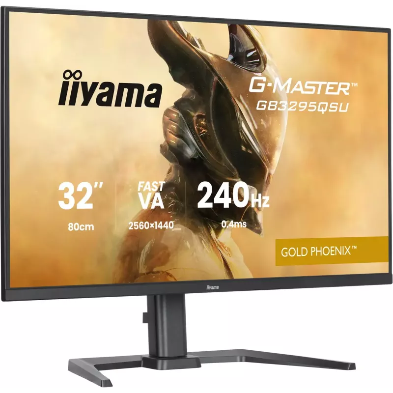 Monitor komputerowy IIYAMA G-MASTER GB3295QSU-B1 31,5 cala (80 cm) Quad HD 2560x1440 LED, głośniki, hub USB 3.2, regulowana wysokość, VESA