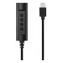 Zestaw słuchawkowy Sandberg USB-C Controller, 1,5 m, kontroler, 25 g, czarny