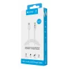 Kabel ładujący Sandberg USB-C > MicroUSB 1 m, 1 m, USB C, Micro-USB B, biały