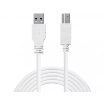 Kabel Sandberg USB 3.0 A-B 1,8 m, 1,8 m, USB A, USB B, USB 3.2 Gen 1 (3.1 Gen 1), 5 Gbit/s, Biały