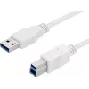 Kabel Sandberg USB 3.0 A-B 1,8 m, 1,8 m, USB A, USB B, USB 3.2 Gen 1 (3.1 Gen 1), 5 Gbit/s, Biały