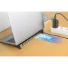 Manhattan Stacja dokująca/hub USB-C z czytnikiem kart i MST, porty (x7): Ethernet, HDMI (x2 4k@60Hz), USB-A (x3) i USB-C, z Power Delivery (PD) 100W - wymaga zewnętrznej ładowarki USB-C (nie dołączonej). Zasilana przez USB (nie wymaga zewnętrznego zasilacza), gdy PD nie jest używane