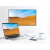 Manhattan Stacja dokująca/hub USB-C z czytnikiem kart i MST, porty (x7): Ethernet, HDMI (x2 4k@60Hz), USB-A (x3) i USB-C, z Power Delivery (PD) 100W - wymaga zewnętrznej ładowarki USB-C (nie dołączonej). Zasilana przez USB (nie wymaga zewnętrznego zasilacza), gdy PD nie jest używane