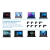 Manhattan Uniwersalny Zasilacz Sieciowy EU do Notebooków/Laptopów, 65W, Automatyczny z 9 Końcówkami Wtyczek, Kompatybilny z większością laptopów, Idealny jako Zamienny Zasilacz, Przewód Zasilający EU, Kompatybilny między innymi z: Acer, Asus, Dell, Fujitsu, HP, Lenovo, Samsung, Toshiba i wiele innych