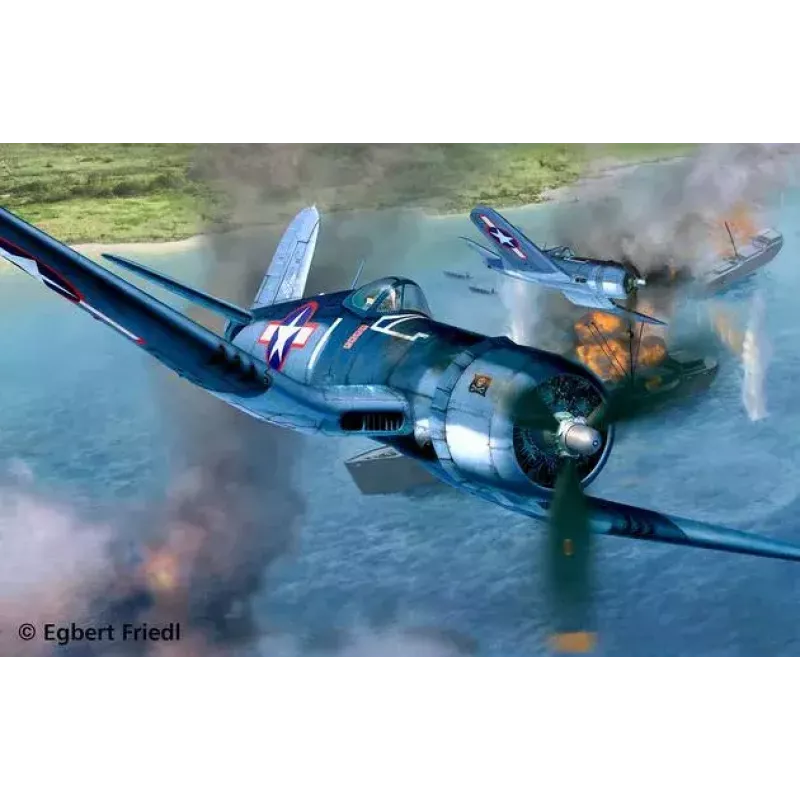 Model samolotu o stałych skrzydłach Revell Vought F4U-1A CORSAIR