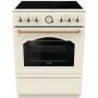 Gorenje GECS6B70CLI Kuchenka wolnostojąca Płyta ceramiczna Beżowy