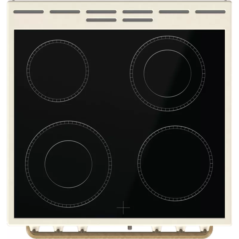 Gorenje GECS6B70CLI Kuchenka wolnostojąca Płyta ceramiczna Beżowy