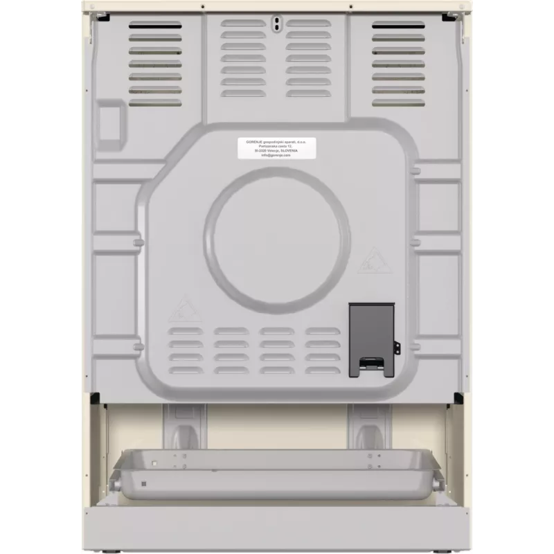 Gorenje GECS6B70CLI Kuchenka wolnostojąca Płyta ceramiczna Beżowy