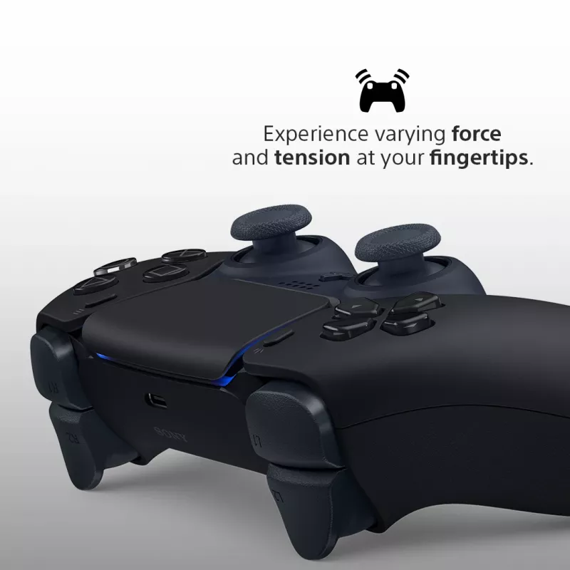Gamepad Sony DualSense v3 Czarny — Bluetooth/USB, PS5, wbudowana bateria, USB-C, przewodowy i bezprzewodowy