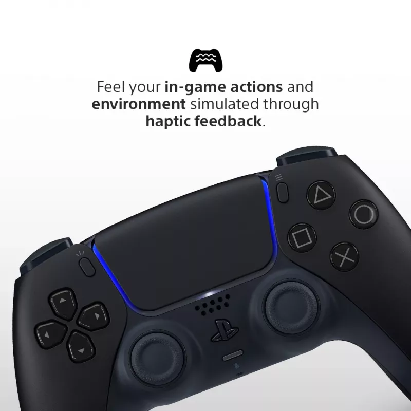 Gamepad Sony DualSense v3 Czarny — Bluetooth/USB, PS5, wbudowana bateria, USB-C, przewodowy i bezprzewodowy