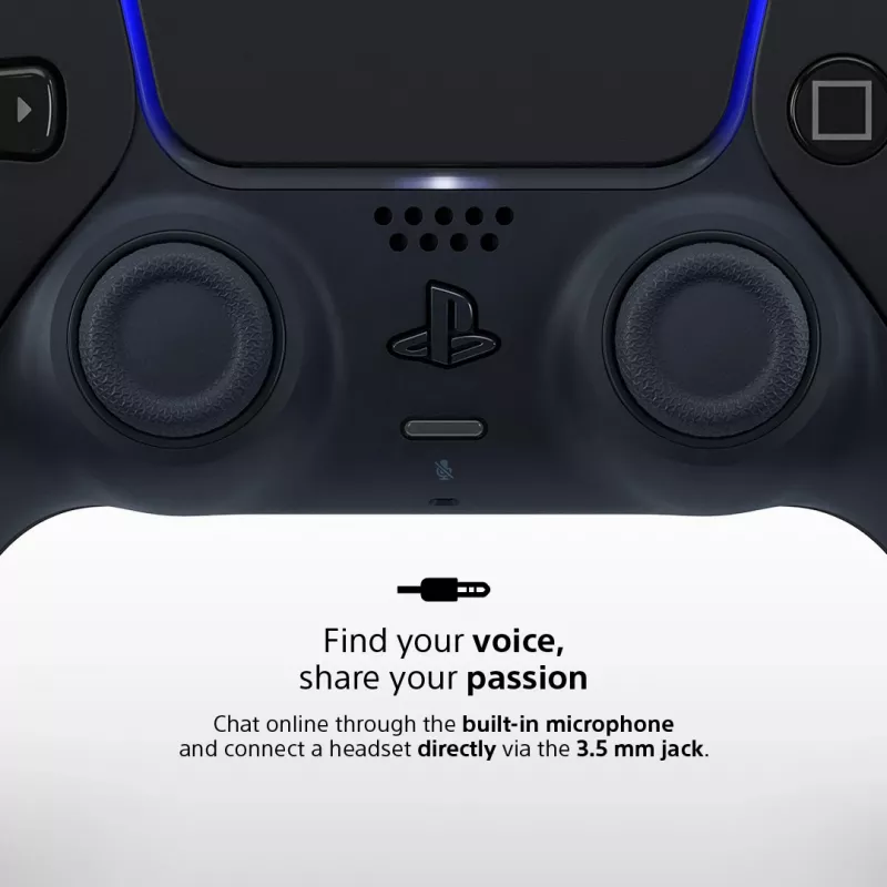 Gamepad Sony DualSense v3 Czarny — Bluetooth/USB, PS5, wbudowana bateria, USB-C, przewodowy i bezprzewodowy