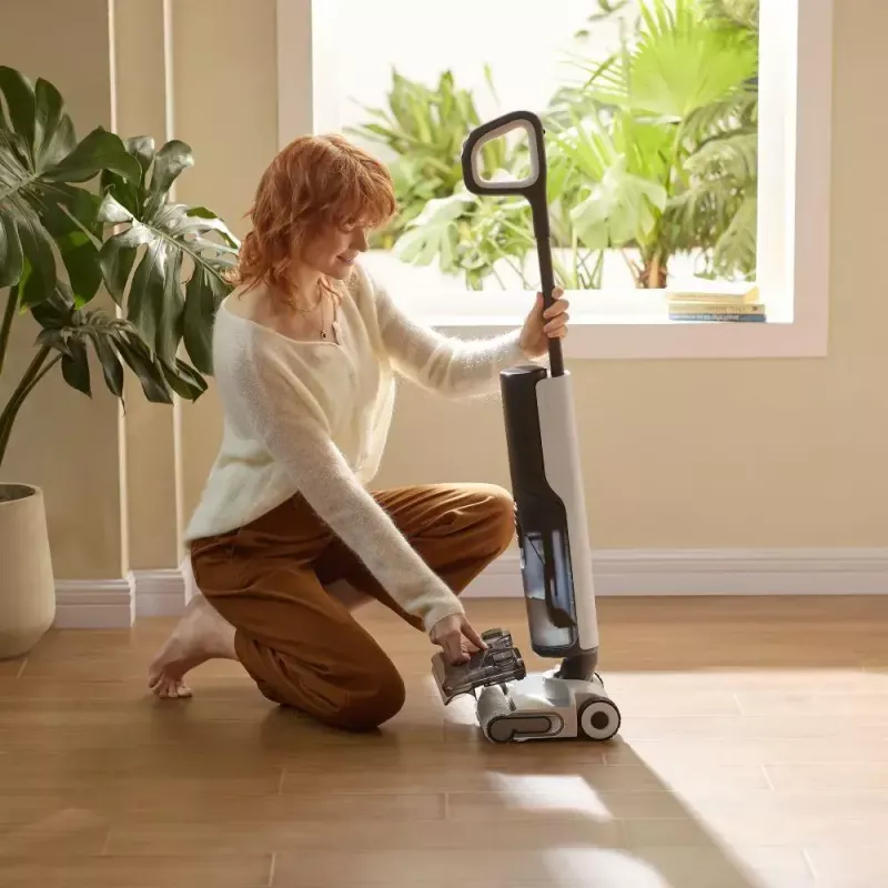 Roborock F25 ACE Mop elektryczny Zasilanie akumulatorowe Na sucho Czarny, Biały 4 Ah