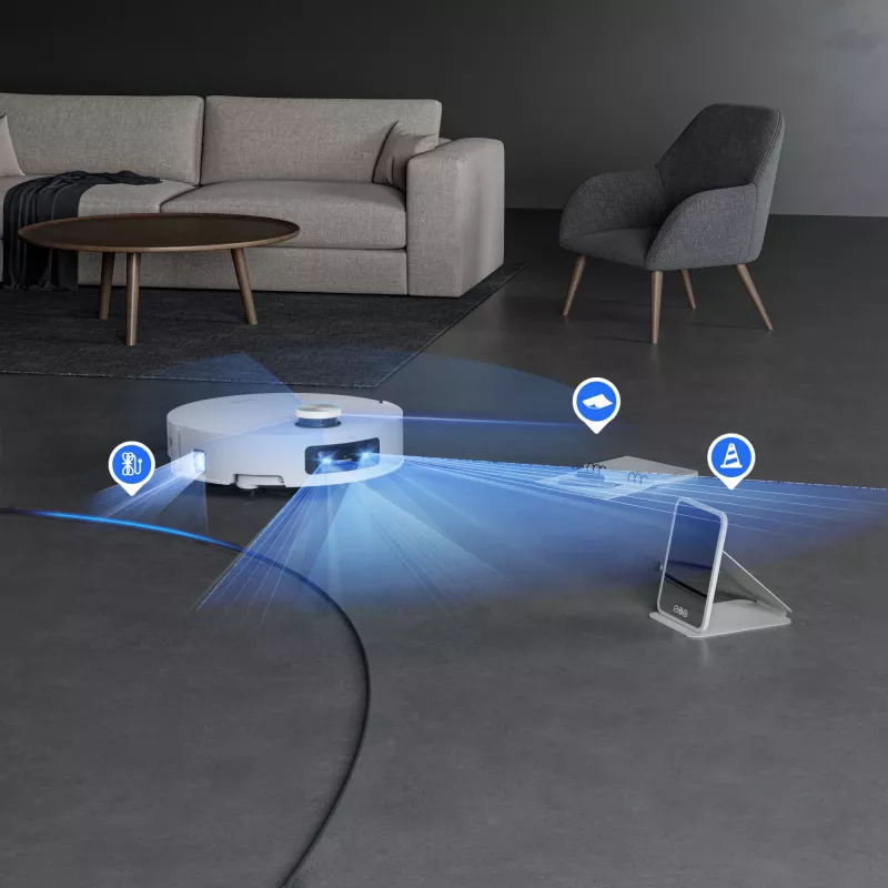 Robot Vacuum Cleaner Dreame Aqua10 Ultra Track Complete biały