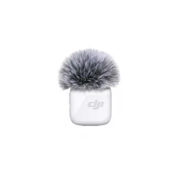 Bezprzewodowy nadajnik mikrofonu bodypack DJI CP.RN.00000430.01 — 100–20000 Hz, bateria 3,87 V, do 11,5 h, biały, 26,1×26,6×16 mm
