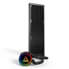Montech LightFlow ARGB 360 Processor All-in-one liquid cooler 12 cm Czarny 1 szt.