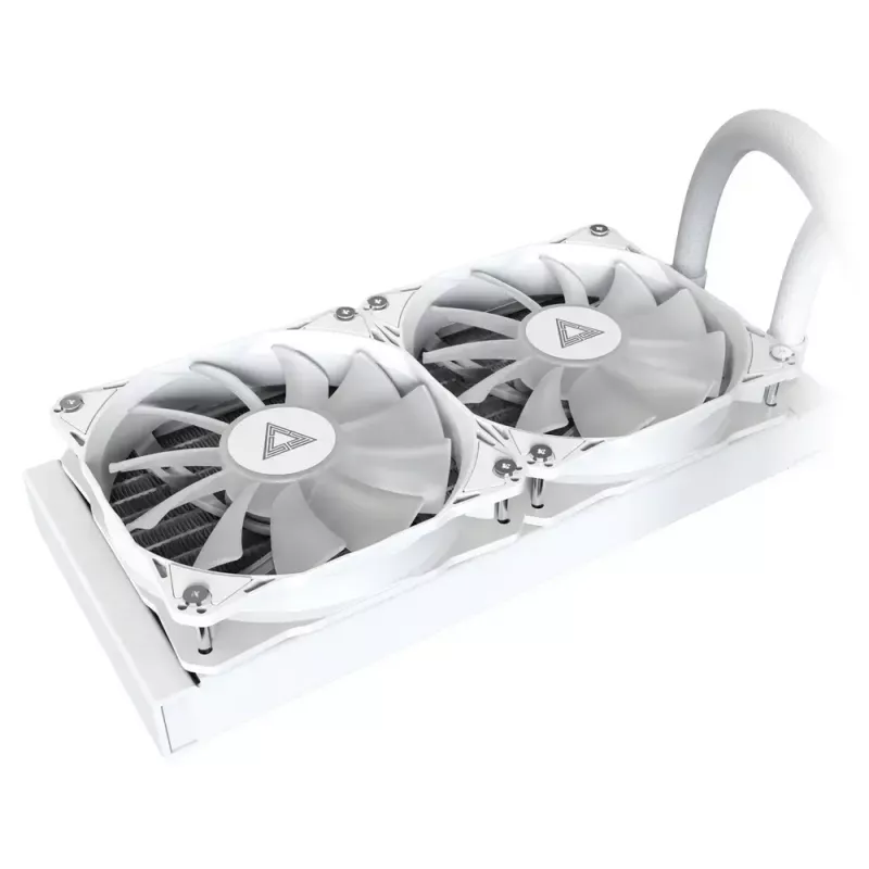 Montech LightFlow ARGB 360 Processor All-in-one liquid cooler 12 cm biały 1 szt.