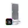 Montech HyperFlow Digital 240 Chłodzenie procesora All-in-one chłodnica cieczy 12 cm Biały 1 szt.