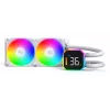 Montech HyperFlow Digital 240 Chłodzenie procesora All-in-one chłodnica cieczy 12 cm Biały 1 szt.