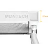 Montech HyperFlow Digital 240 Chłodzenie procesora All-in-one chłodnica cieczy 12 cm Biały 1 szt.
