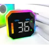 Montech HyperFlow Digital 240 Chłodzenie procesora typu All-in-one 12 cm Czarny 1 szt.