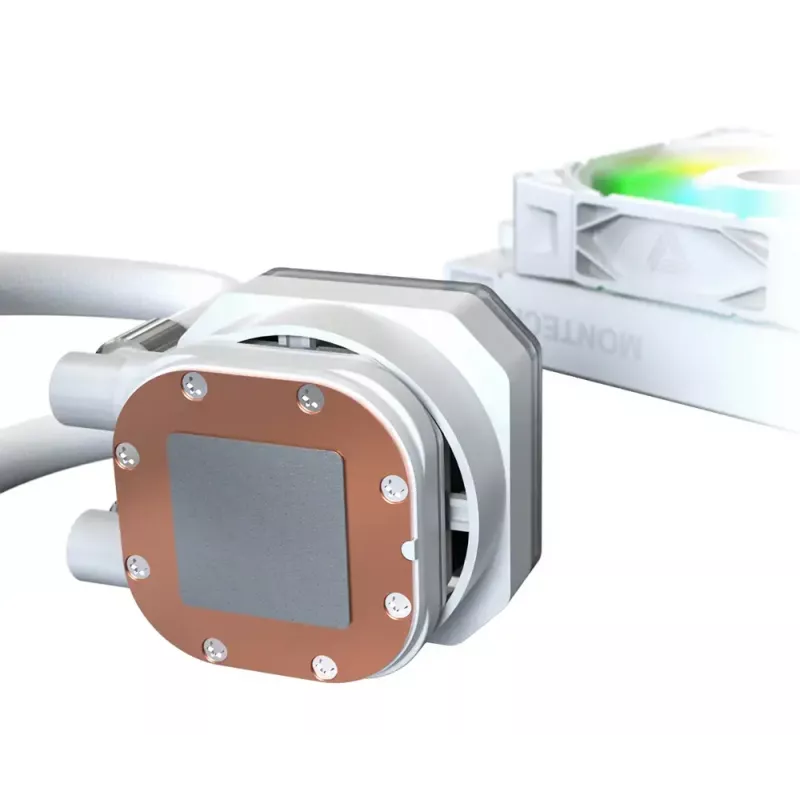 Montech HyperFlow Digital 240 Chłodzenie procesora typu All-in-one 12 cm Czarny 1 szt.