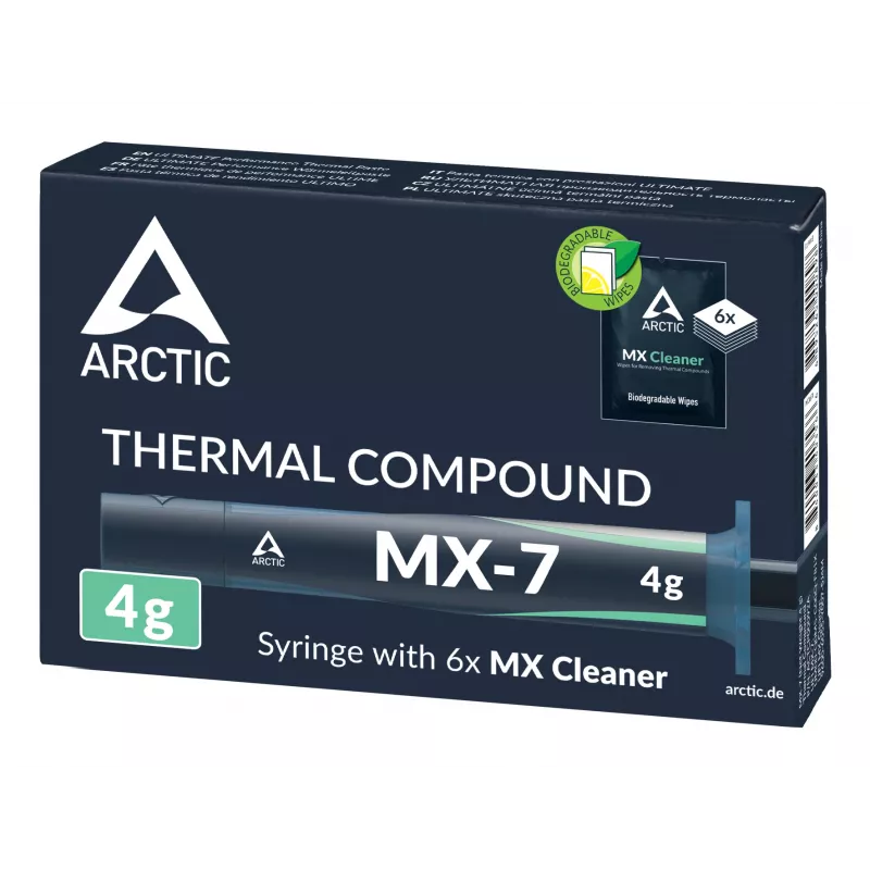 Pasta termoprzewodząca Arctic MX-7, wysokowydajny materiał termoprzewodzący do radiatorów