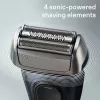 Braun Series 8 8513s golarka trymująca na mokro i sucho ze stacją ładującą i etui podróżnym, fjord szary
