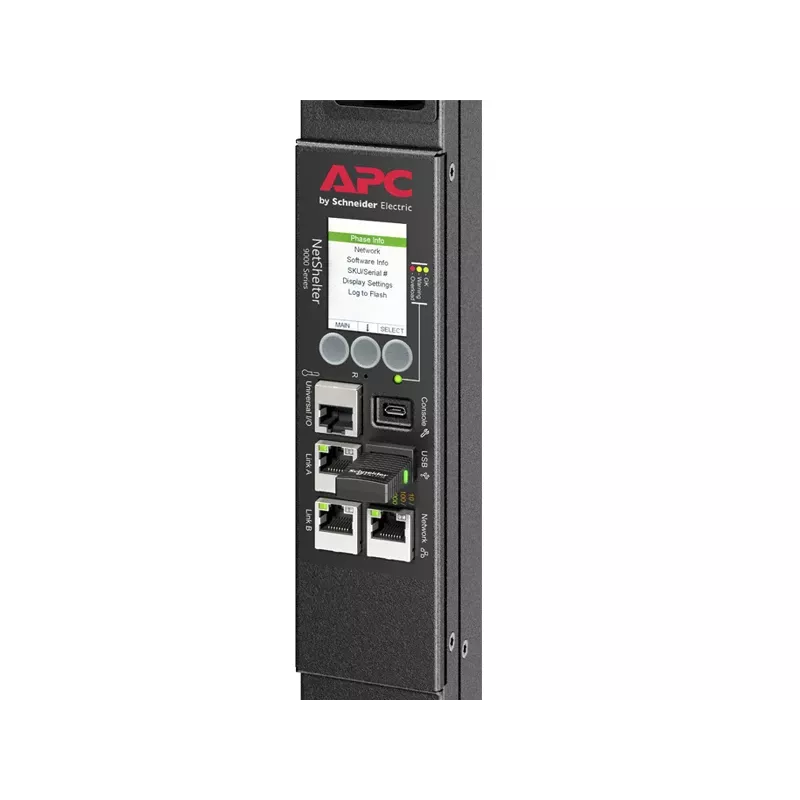 APC APDU9981EU3 rozdzielacz mocy (PDU) 24 gniazd(a) AC 0U Czarny