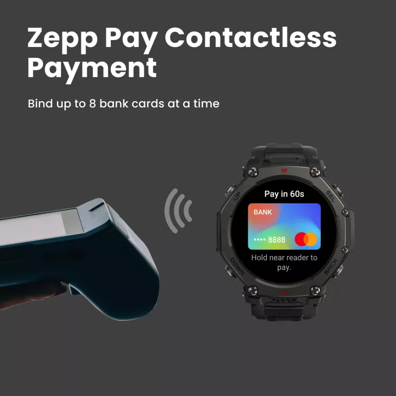 Smartwatch Amazfit T-Rex 3 Pro AMOLED 1,5 cala GPS Wi-Fi 700 mAh