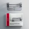 Stojak Axagon STND-VG Aluminium do pionowego wsuwania laptopów 10 inch–17.3 inch. Regulowana szerokość szczeliny 9,5–25,5 mm. Wersja szara.