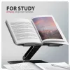 Stojak na laptopa i tablet AXAGON STND-LQB dla 10 cali–17,3 cala, aluminium, czarny, regulowana wysokość 0–20,5 cm i nachylenie 0–180°