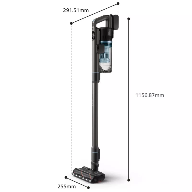 Philips XC7163/01 odkurzacz pionowy/szczotka elektryczna 2-w-1 odkurzacz pionowy Bateria Sucho i mokro Bezworkowy 0.6 L Niebieski