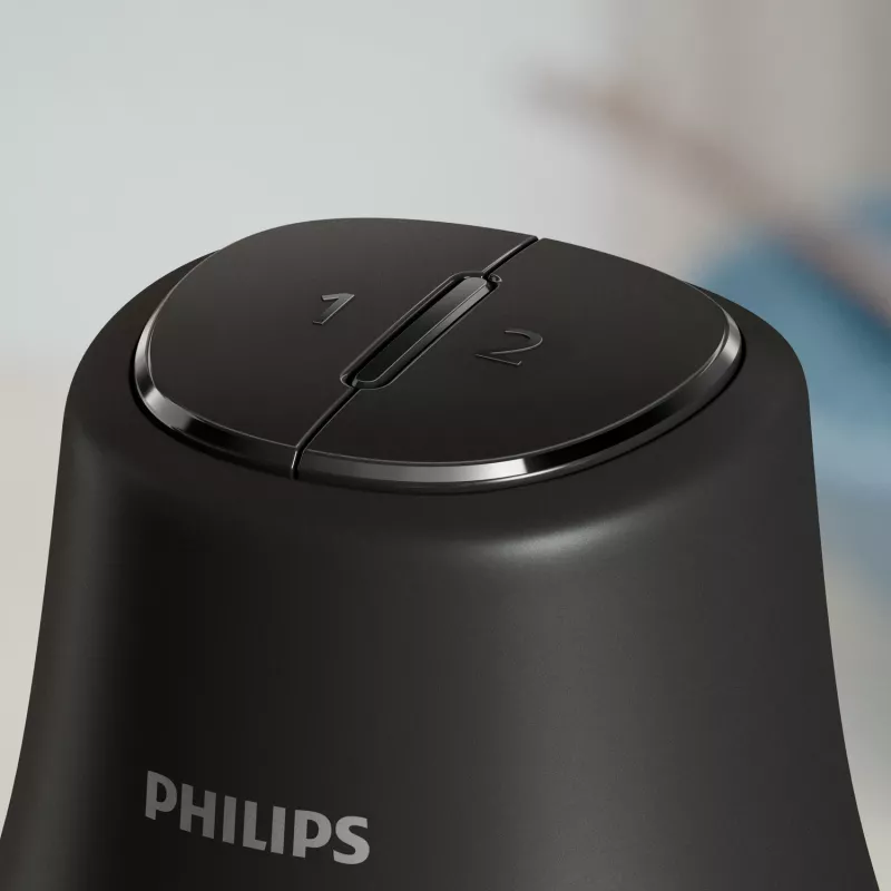Elektryczny siekacz do żywności Philips HR1501/00 1 L 450 W Czarny 5000 obr./min plastikowa miska ostrze ze stali nierdzewnej 220-240V 50-60Hz