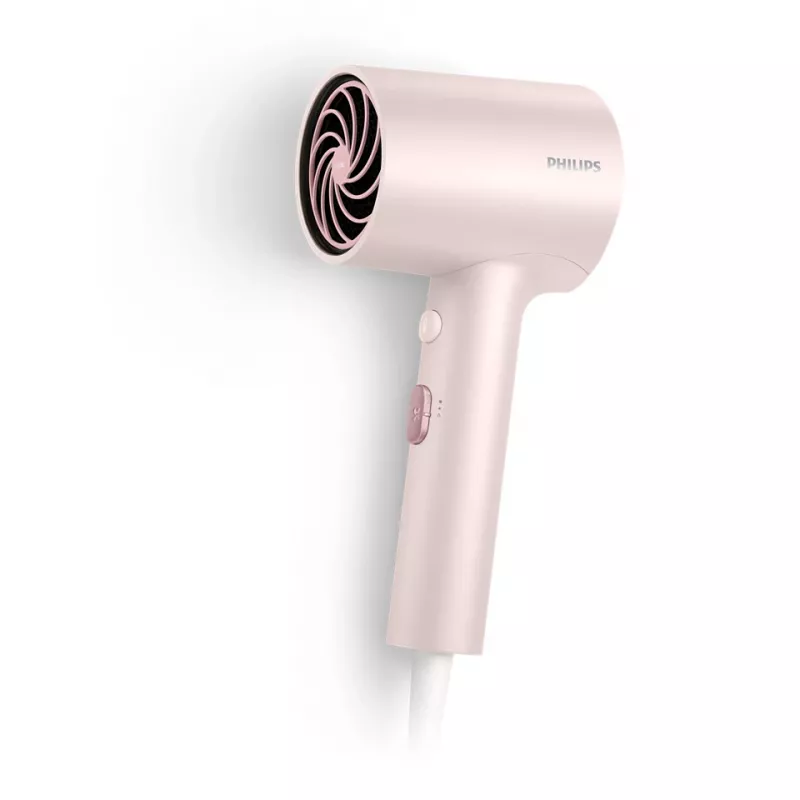 Suszarka do włosów Philips seria 3000 BHD321/50, 1600 W, różowa, 2 temperatury/2 prędkości, jonizacja